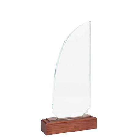 Trofeo Galvano de Madera y Cristal Sail